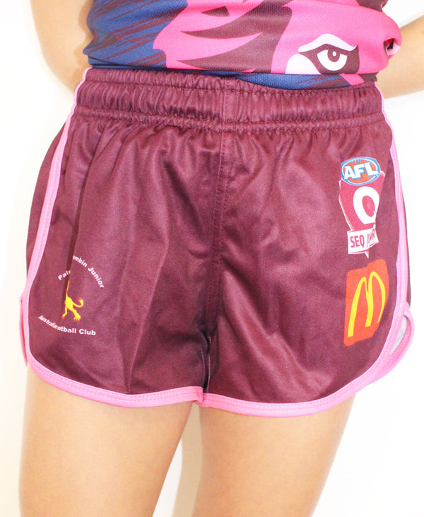Girls Game Shorts - Maroon