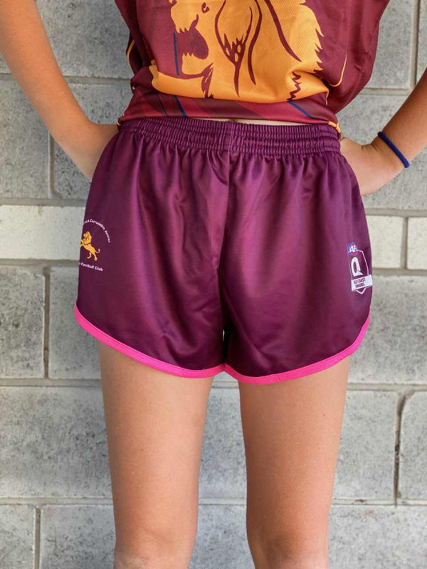 Girls Game Shorts - Maroon