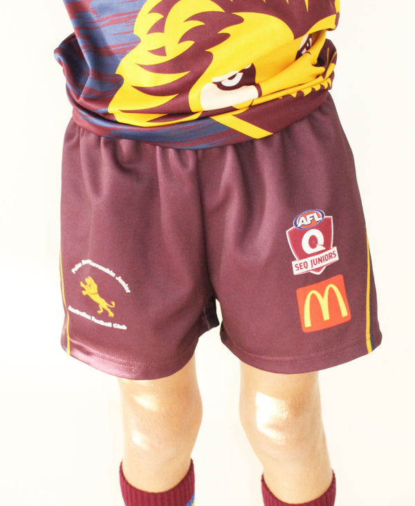 Boys Game Shorts - Maroon